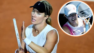 Tenis. Na zdjęciu Danielle Collins oraz Iga Świątek