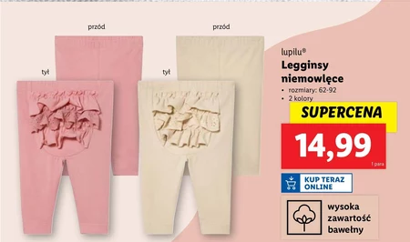 Legginsy niemowlęce Lupilu