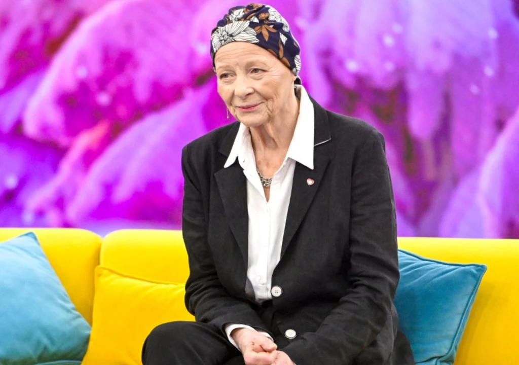 Anna Nehrebecka w "halo tu polsat"