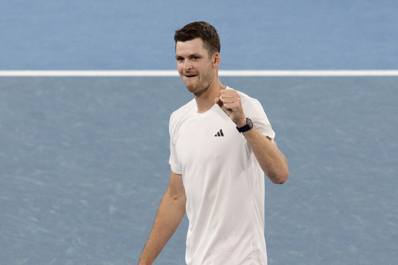 Hubert Hurkacz rywalizował z Tallonem Griekspoorem o awans do drugiej rundy Australian Open 2025