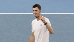 Hubert Hurkacz rywalizował z Tallonem Griekspoorem o awans do drugiej rundy Australian Open 2025