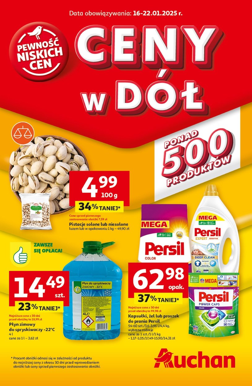 Gazetka promocyjna Auchan Hipermarket - ważna od 16. 01. 2025 do 22. 01. 2025