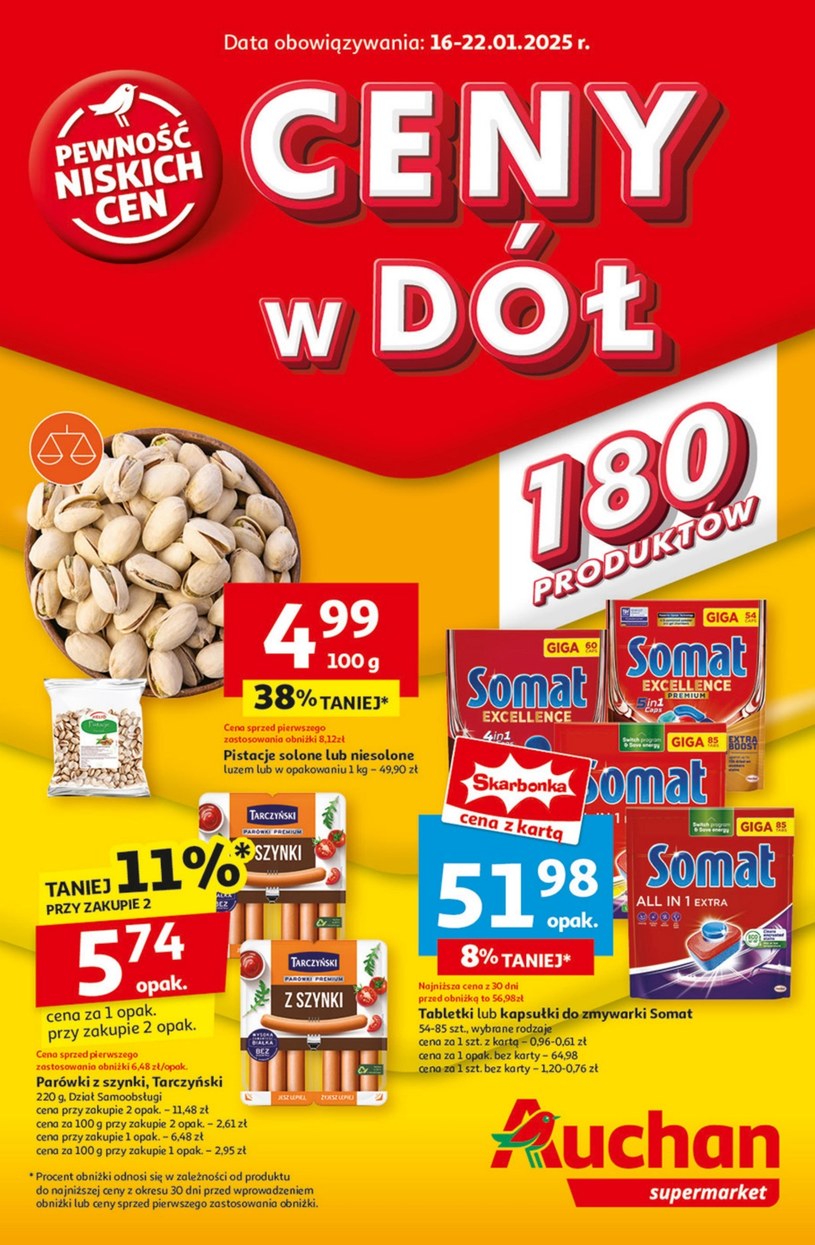 Gazetka promocyjna Auchan Supermarket - ważna od 16. 01. 2025 do 22. 01. 2025