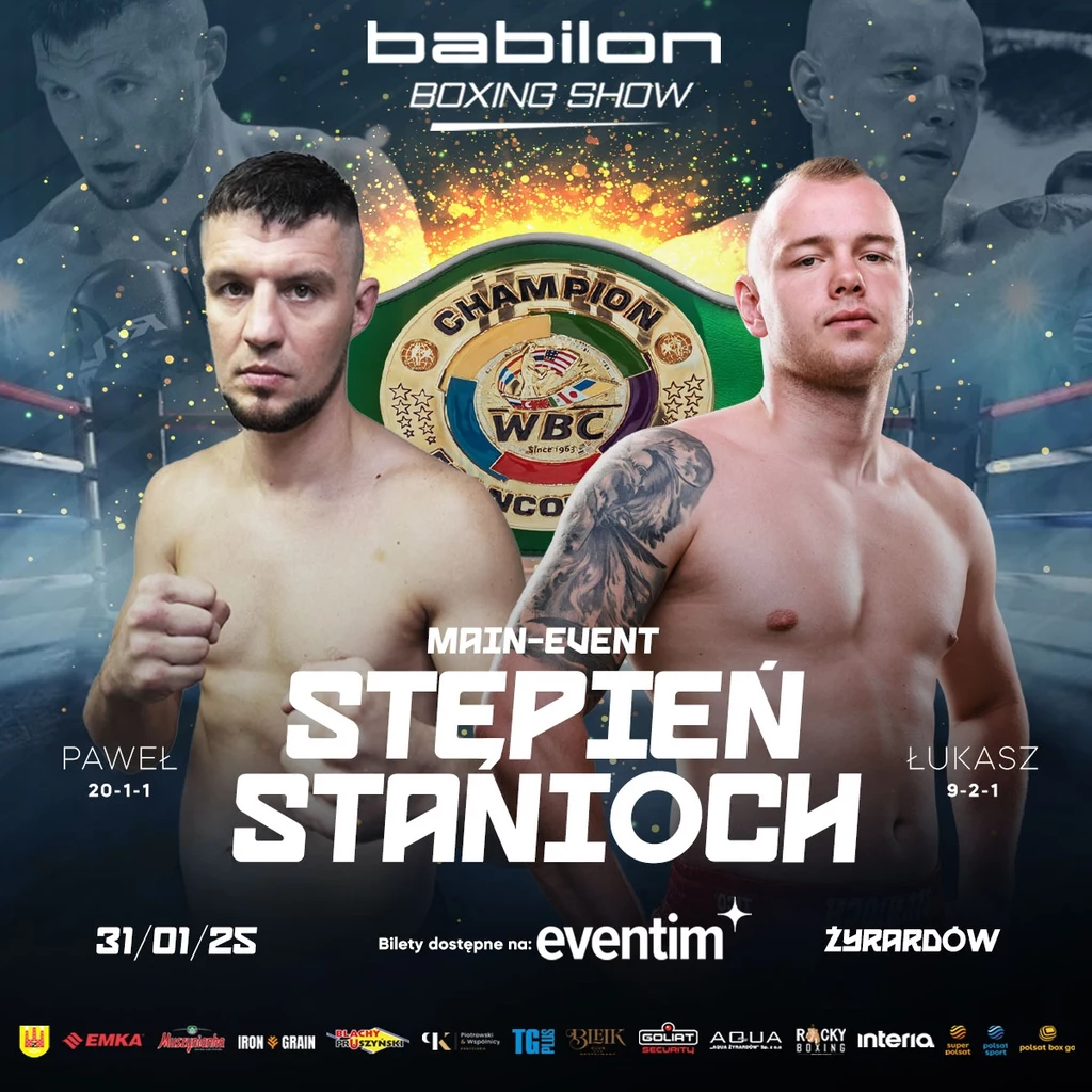 Babilon Boxing Night: Paweł Stępień vs Łukasz Stanioch Babilon Boxing Night: Paweł Stępień vs Łukasz Stanioch