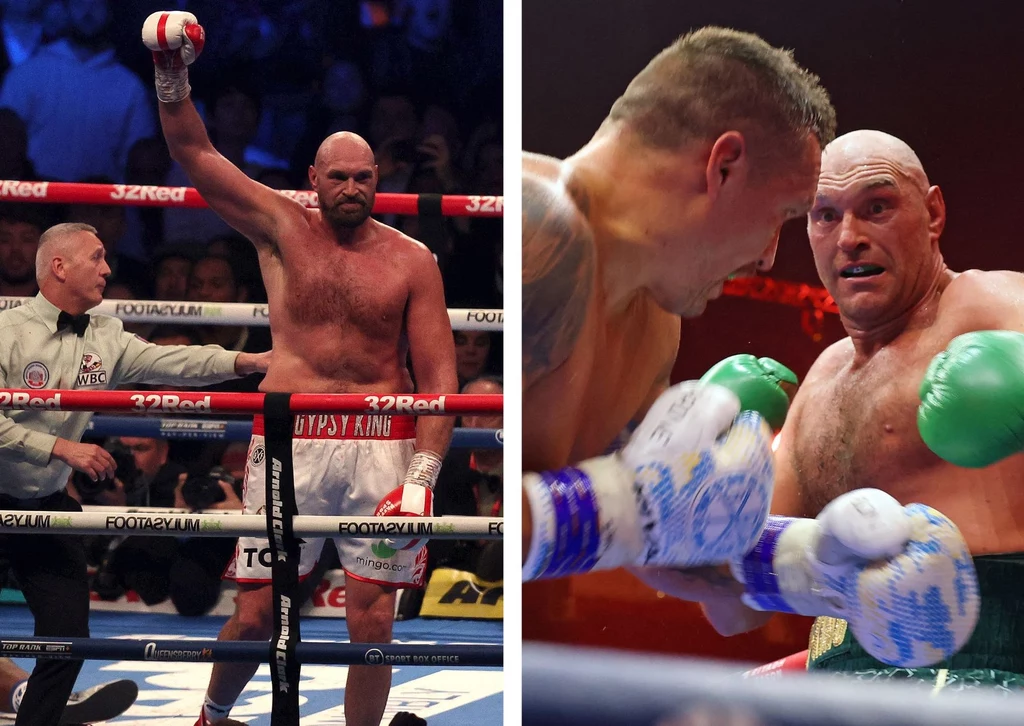 Ołeksandr Usyk wygrał obie walki z Tysonem Furym o miano najlepszego pięściarza świata. Z werdyktami zgadza się Przemysław Saleta, przeciwnego zdania jest Zbigniew Raubo Ołeksandr Usyk wygrał obie walki z Tysonem Furym o miano najlepszego pięściarza świata. Z werdyktami zgadza się Przemysław Saleta, przeciwnego zdania jest Zbigniew Raubo