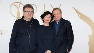Orły 2025: Jerzy Kapuściński, Dominika Montean-Pańków i Jan Englert na spotkaniu po filmie "Skrzyżowanie"