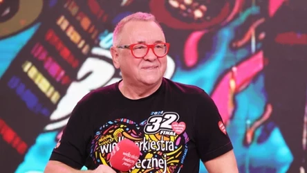 Jerzy Owsiak podczas 32. Finału WOŚP. Wówczas celem zbiorki była walka z sepsą.