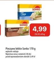 Pieczywo lekkie Sonko