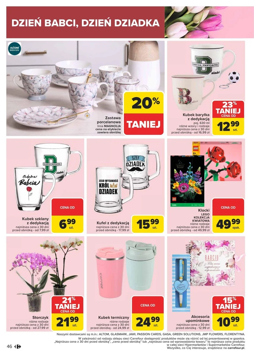 Wyjątkowe upominki na Dzień Babci i Dziadka w Carrefour 
