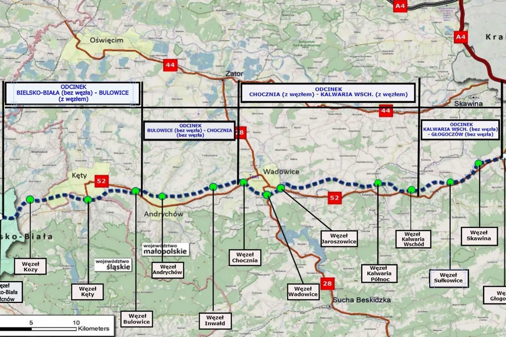 Nowa droga ekspresowa połączy Kraków z Bielsko-Białą