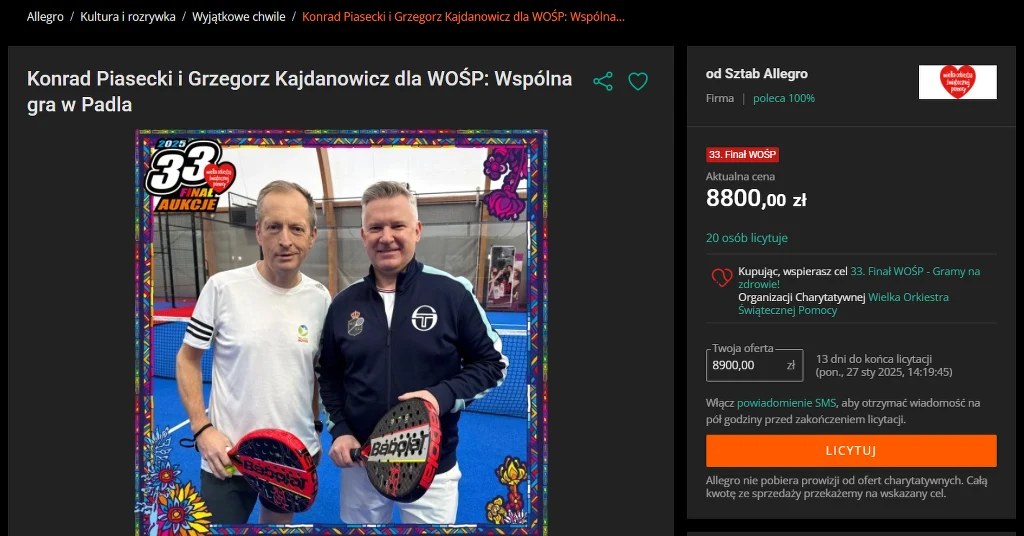 Prowadzący "Faktów" TVN gotowy jest zagrać w Padla Prowadzący "Faktów" TVN gotowy jest zagrać w Padla