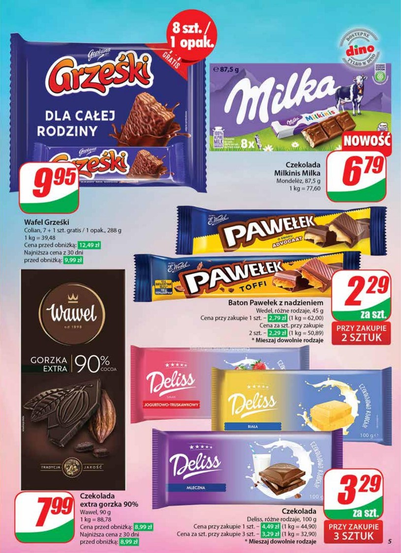 Gazetka: Najlepsze oferty na wyjątkowe chwile - Dino - strona 5