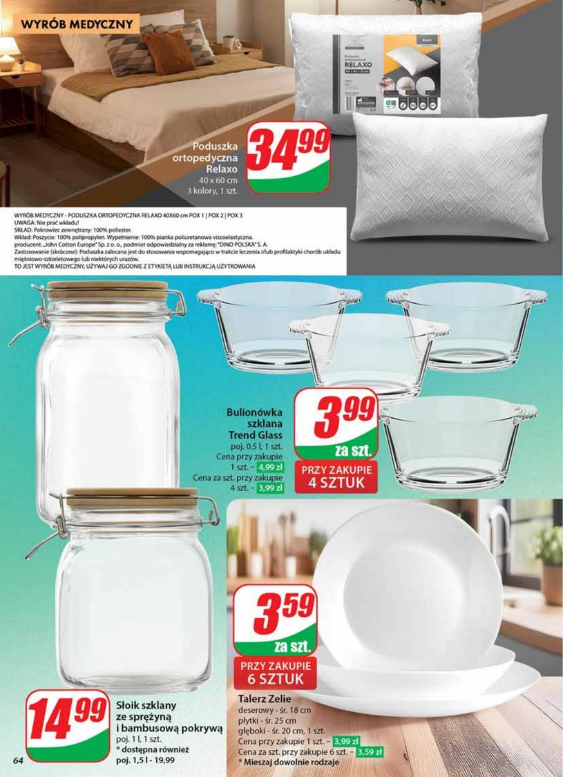 Gazetka: Najlepsze oferty na wyjątkowe chwile - Dino - strona 64