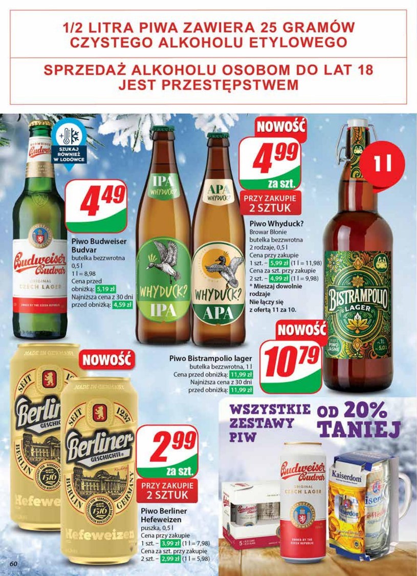 Gazetka: Najlepsze oferty na wyjątkowe chwile - Dino - strona 60