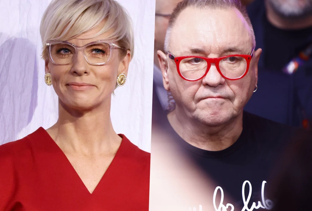 Anita Werner i Jerzy Owsiak
