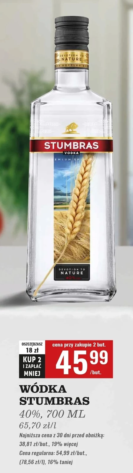 Stumbras Wódka 0,7 l