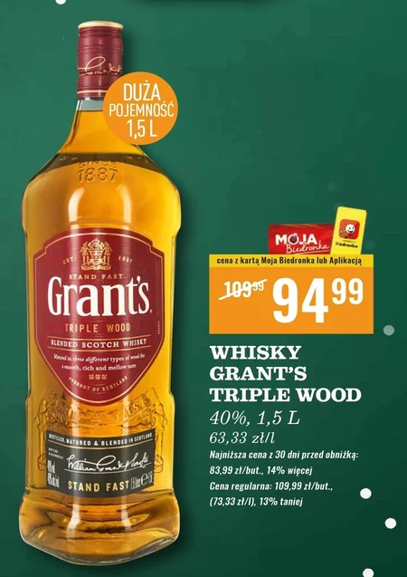 Grant's Family Reserve Szkocka whisky 1,5 l