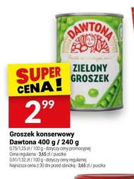 Groszek konserwowy Dawtona