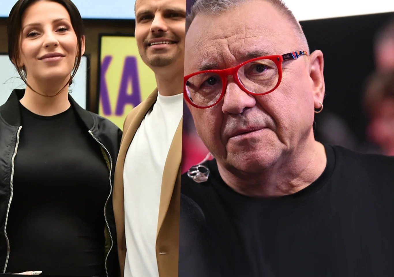 Dominika, Marcin Hakiel i Jerzy Owsiak Dominika, Marcin Hakiel i Jerzy Owsiak