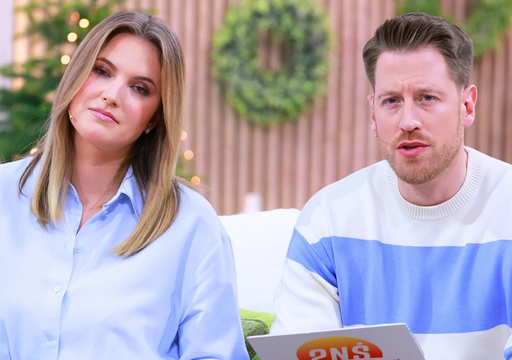 Krystyna Sokołowska i Robert Stockinger w "Pytanie na śniadanie"