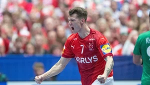 Emil Jakobsen, autor 40. bramki dla Danii w meczu z Algierią