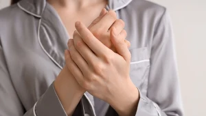 Dotyczy dłoni i stóp. Winna może być dna moczanowa, a nawet nowotwór