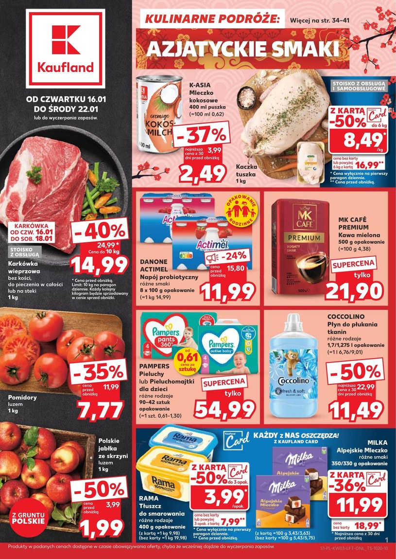 Gazetka: Kulinarne podróże i super ceny - Kaufland - strona 1