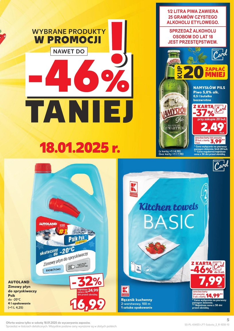 Gazetka: Z kartą jeszcze taniej! Sprawdź! - Kaufland - strona 5