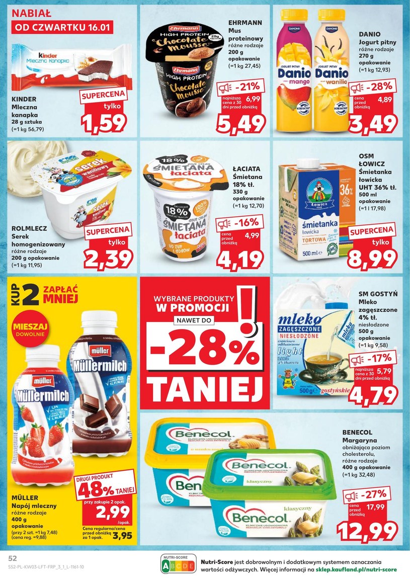 Gazetka: Zawsze świeżo, zawsze tanio! - Kaufland - strona 52