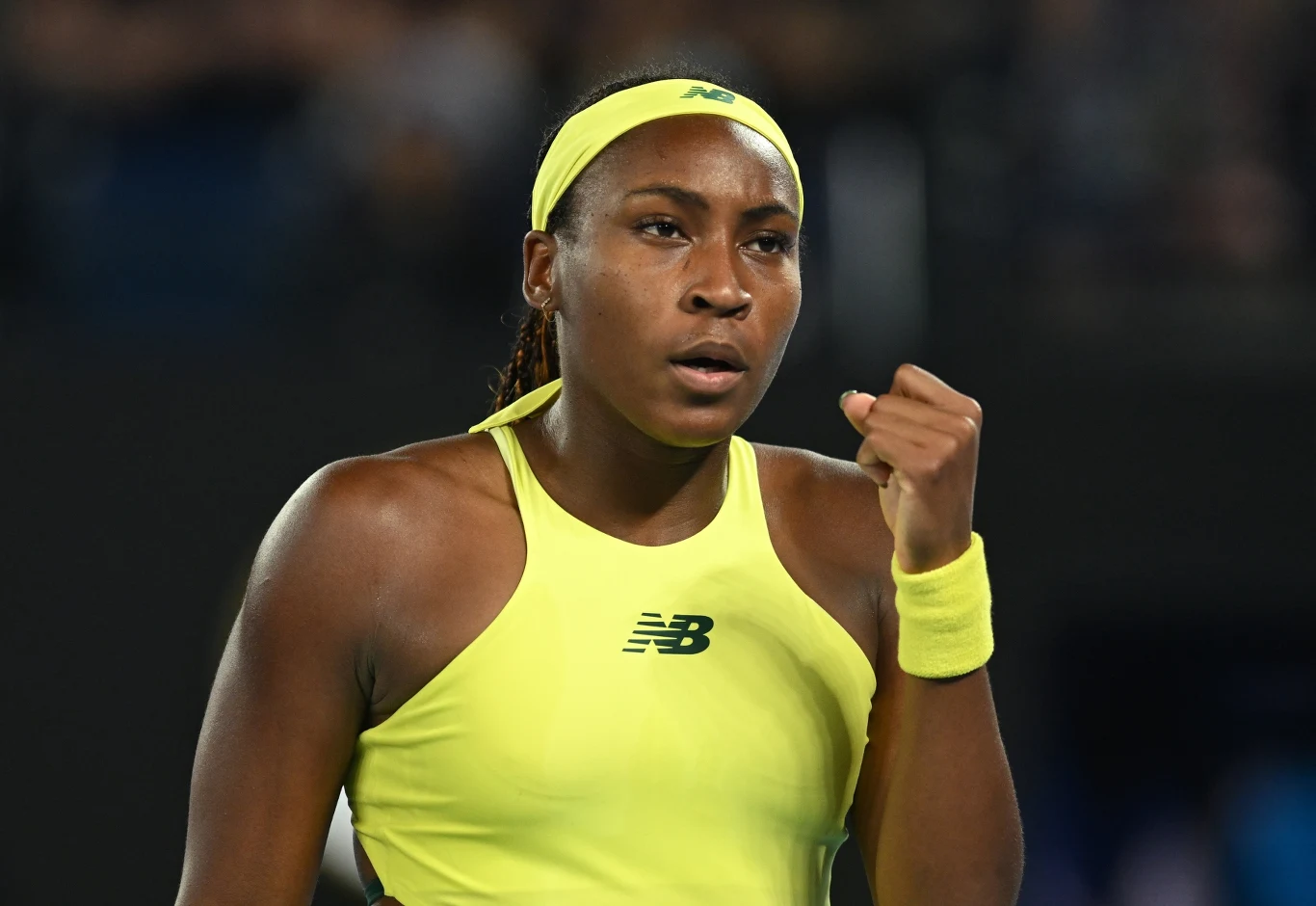 Coco Gauff w meczu z Jodie Burrage Coco Gauff w meczu z Jodie Burrage