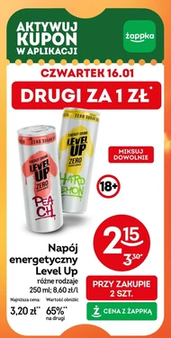 Napój energetyczny Level Up