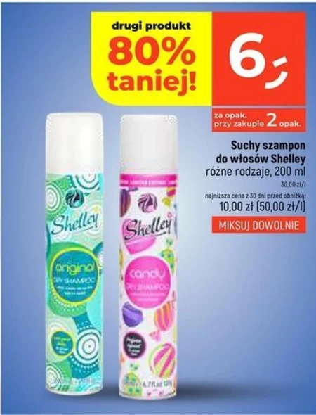 Suchy szampon Shelley