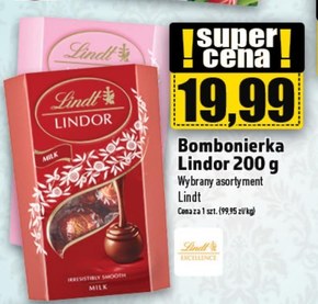 Lindt Lindor Praliny z czekolady mlecznej 200 g niska cena