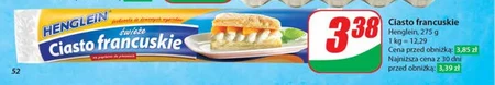 Henglein Ciasto francuskie light 275 g