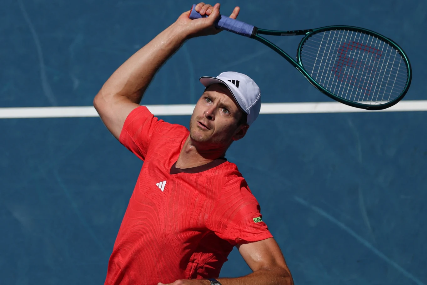 Hubert Hurkacz rywalizował z Miomirem Kecmanoviciem w drugiej rundzie Australian Open