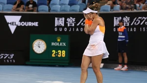 Danka Kovinić podczas Australian Open w 2022 roku