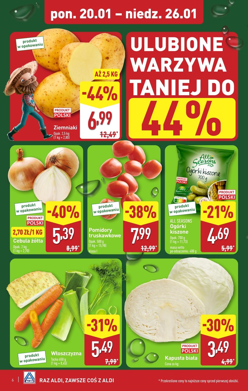 Gazetka: W najbliższą niedziele też oszczędzasz w Aldi!  - strona 6