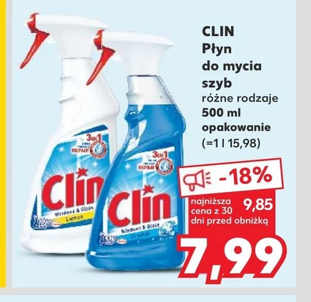 Płyn do mycia szyb Clin