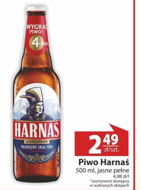Harnaś Piwo jasne pełne 500 ml