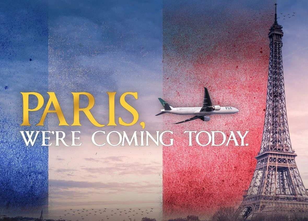 Kontrowersyjna grafika reklamowa Pakistańskich Linii Lotniczych (PIA) Kontrowersyjna grafika reklamowa Pakistańskich Linii Lotniczych (PIA)