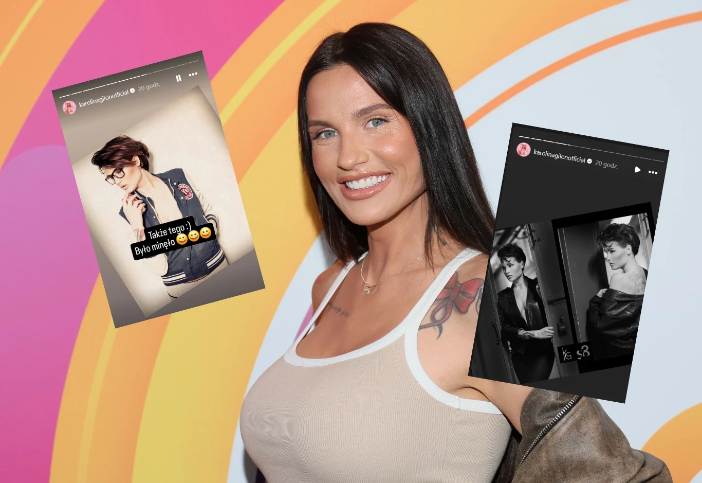 Karolina Gilon w krótkich włosach na zdjęciach sprzed 12 lat Karolina Gilon w krótkich włosach na zdjęciach sprzed 12 lat