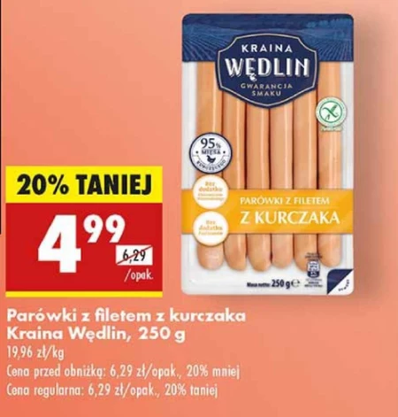 Parówki Kraina Wędlin