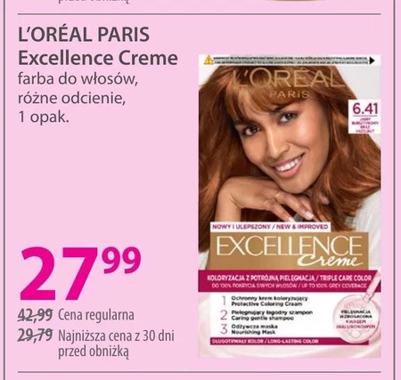 L'Oréal Paris Excellence Creme Farba do włosów 400 brąz