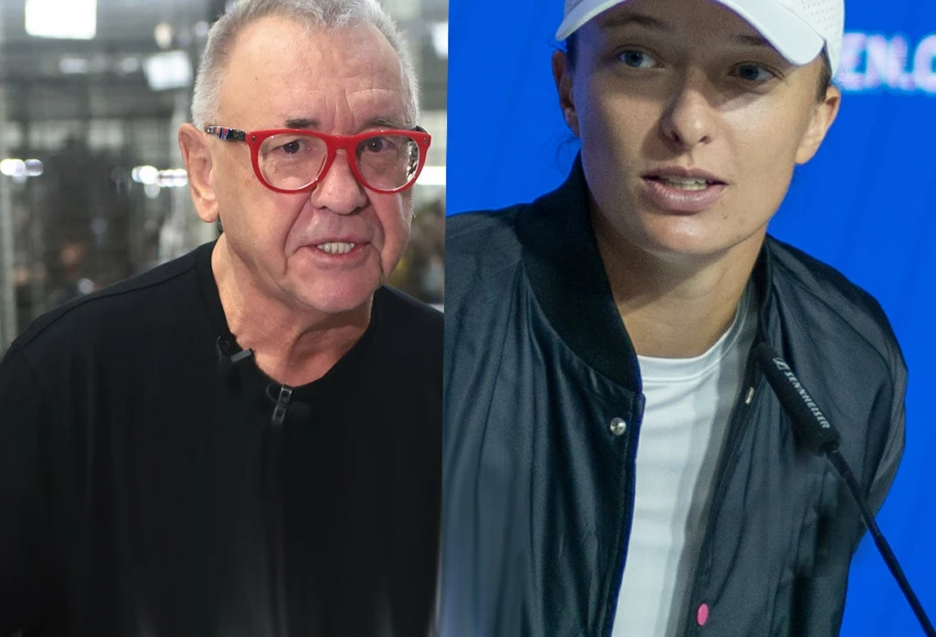 Jerzy Owsiak i Iga Świątek