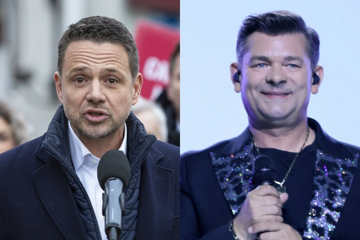 Rafał Trzaskowski i Zenek Martyniuk Rafał Trzaskowski i Zenek Martyniuk