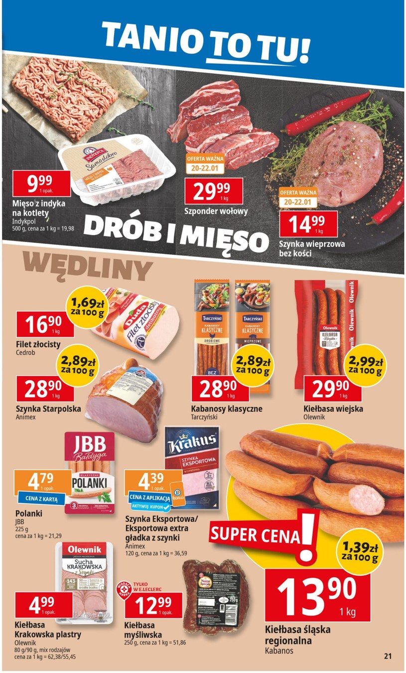 Gazetka: Najlepsze oferty, najlepsze smaki - E.Leclerc - strona 21