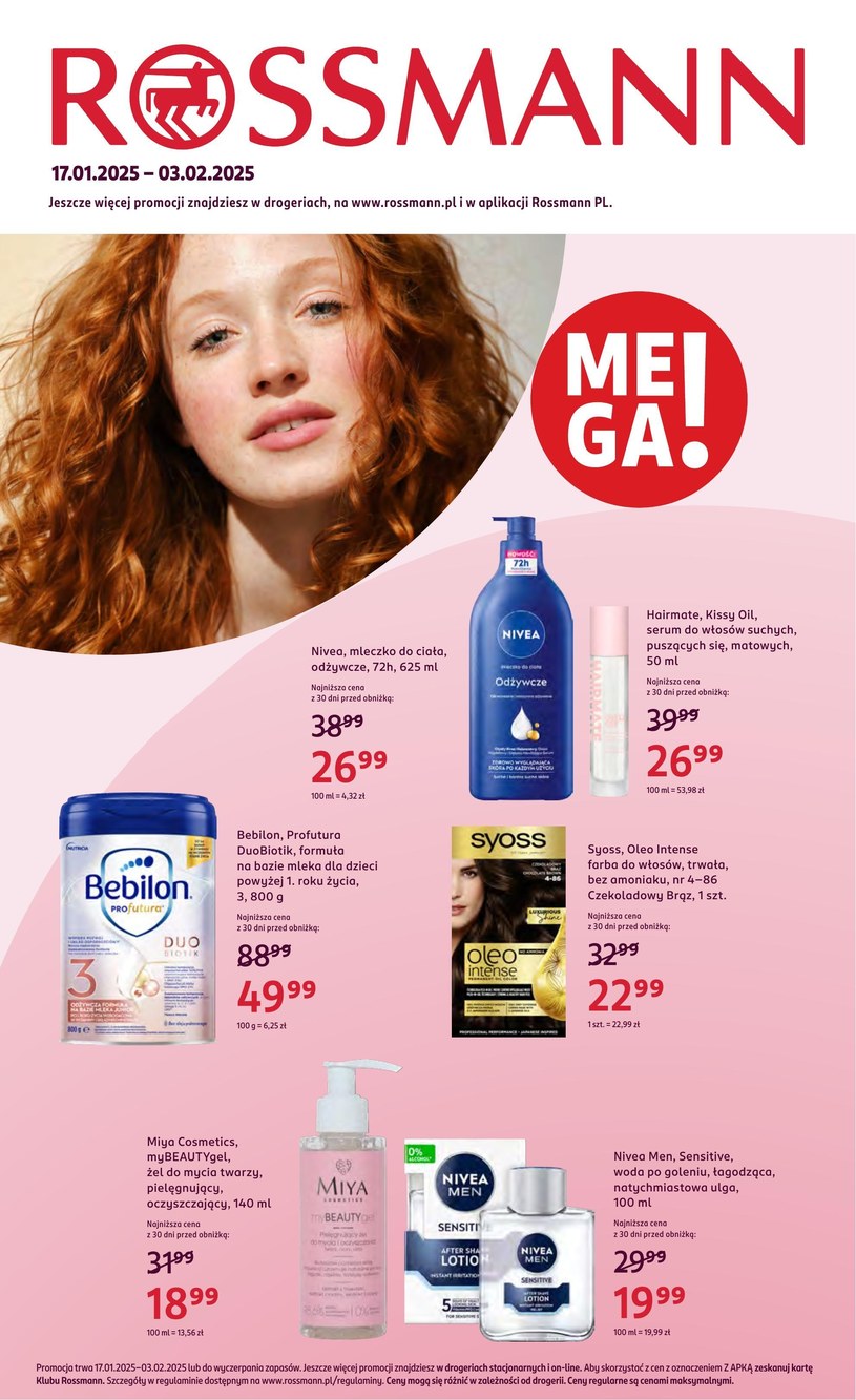 Gazetka promocyjna Rossmann - ważna od 17. 01. 2025 do 03. 02. 2025