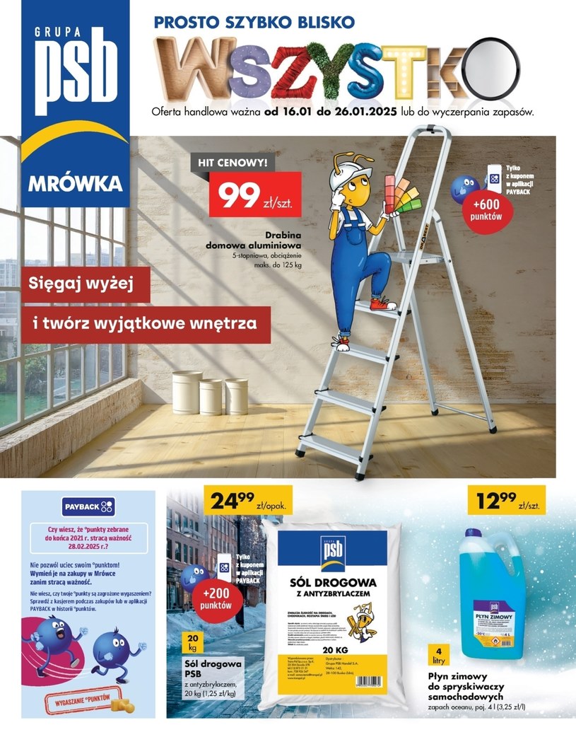 Gazetka promocyjna PSB Mrówka - ważna od 16. 01. 2025 do 26. 01. 2025