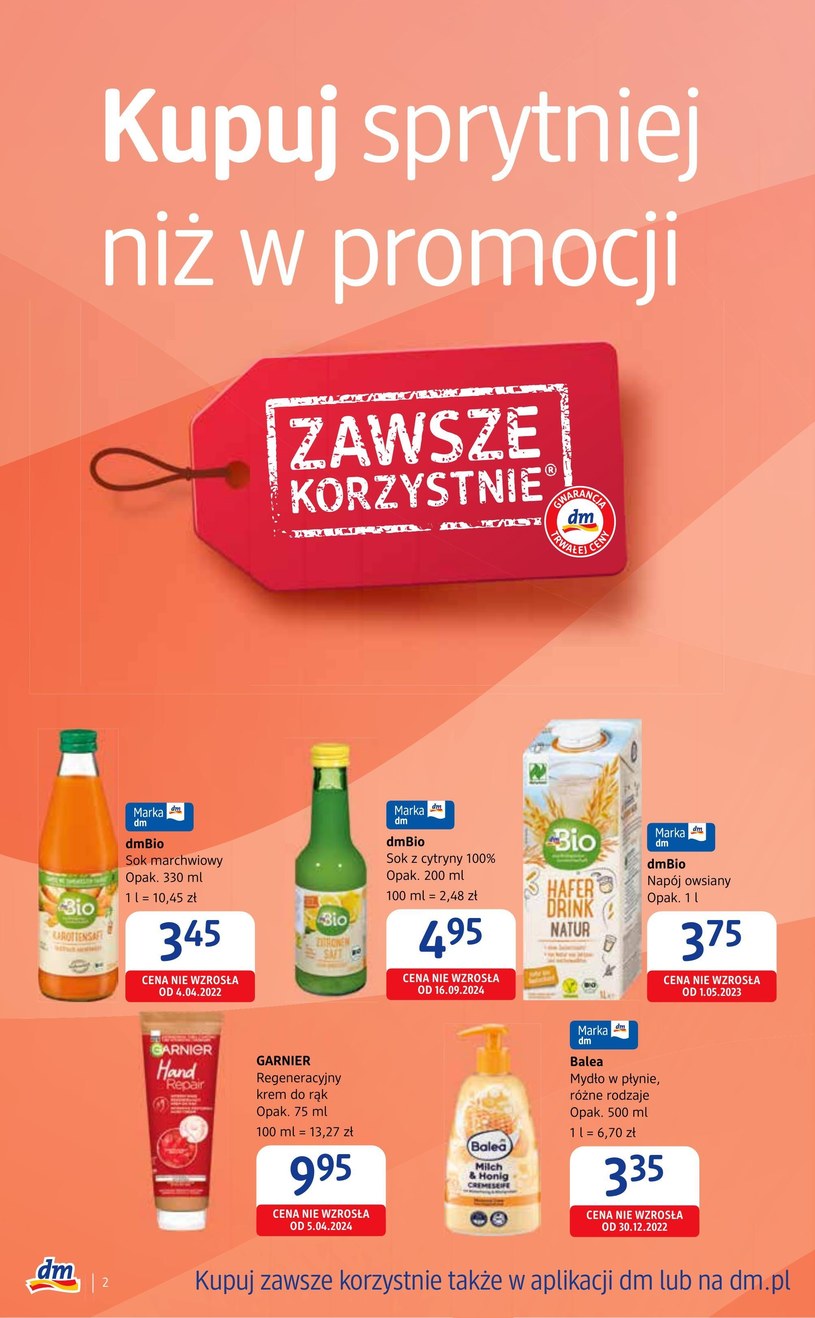 Gazetka: Drogerie dm - inspiracje. Kupuj sprytniej niż w promocji - strona 2