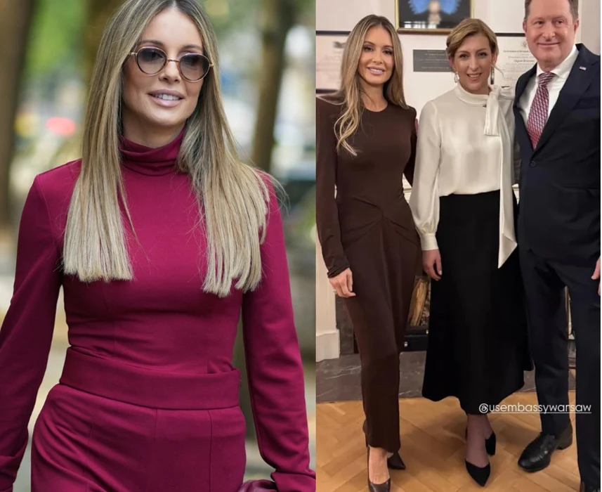 Małgorzata Rozenek-Majdan na pożegnaniu w ambasadzie USA /https://www.instagram.com/m_rozenek/?hl=pl/ Małgorzata Rozenek-Majdan na pożegnaniu w ambasadzie USA /https://www.instagram.com/m_rozenek/?hl=pl/